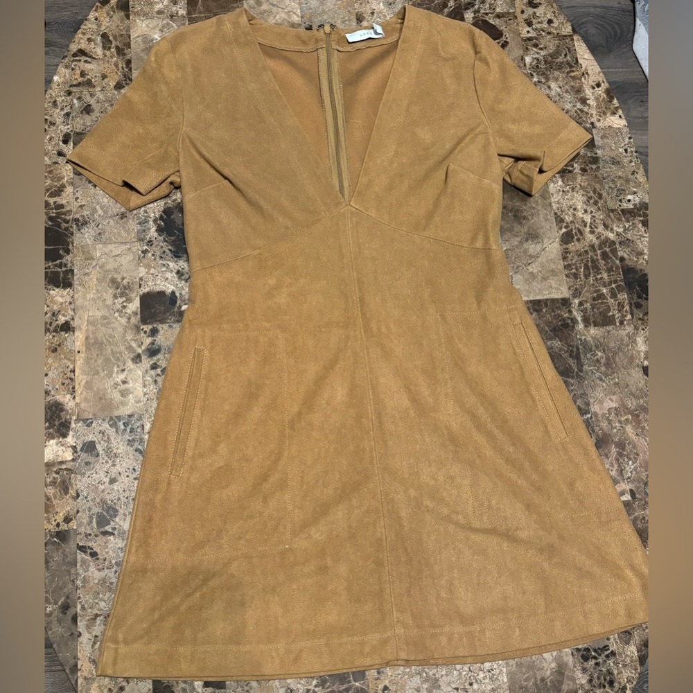 Lush Suede Dress // Size Small